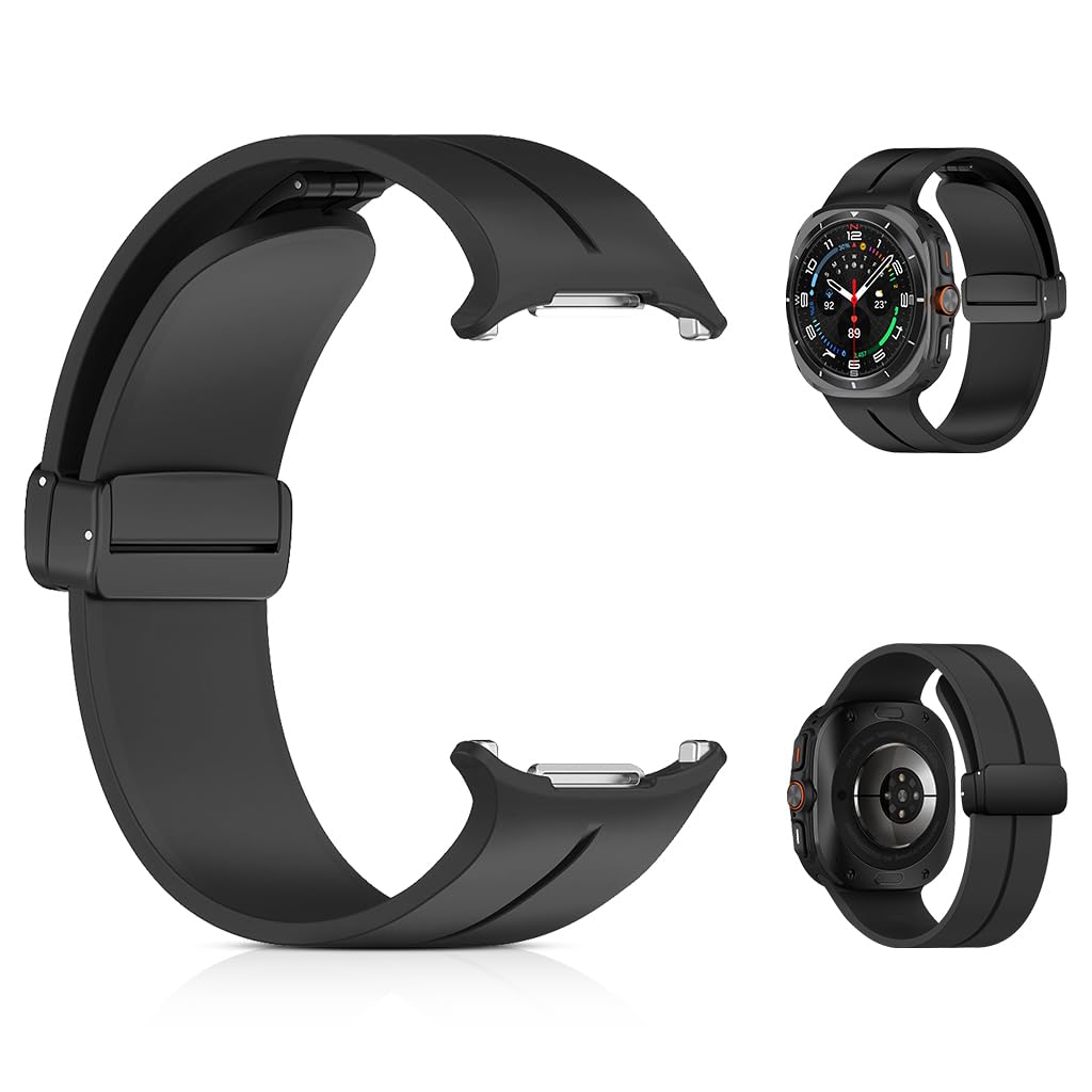 ZORBES Smart Watch Wrist Band for Samsung Galaxy Watch Ultra 47mm (2024) Adjustable Magnetic Closure Buckle Design Waterproof Silicone Watch Wrist Band for Galaxy Watch Ultra 47mm ZORBES Smart Watch Wrist Band for Samsung Galaxy Watch Ultra 47mm (2024) Adjustable Magnetic Closure Buckle Design Waterproof Silicone Watch Wrist Band for Galaxy Watch Ultra 47mm